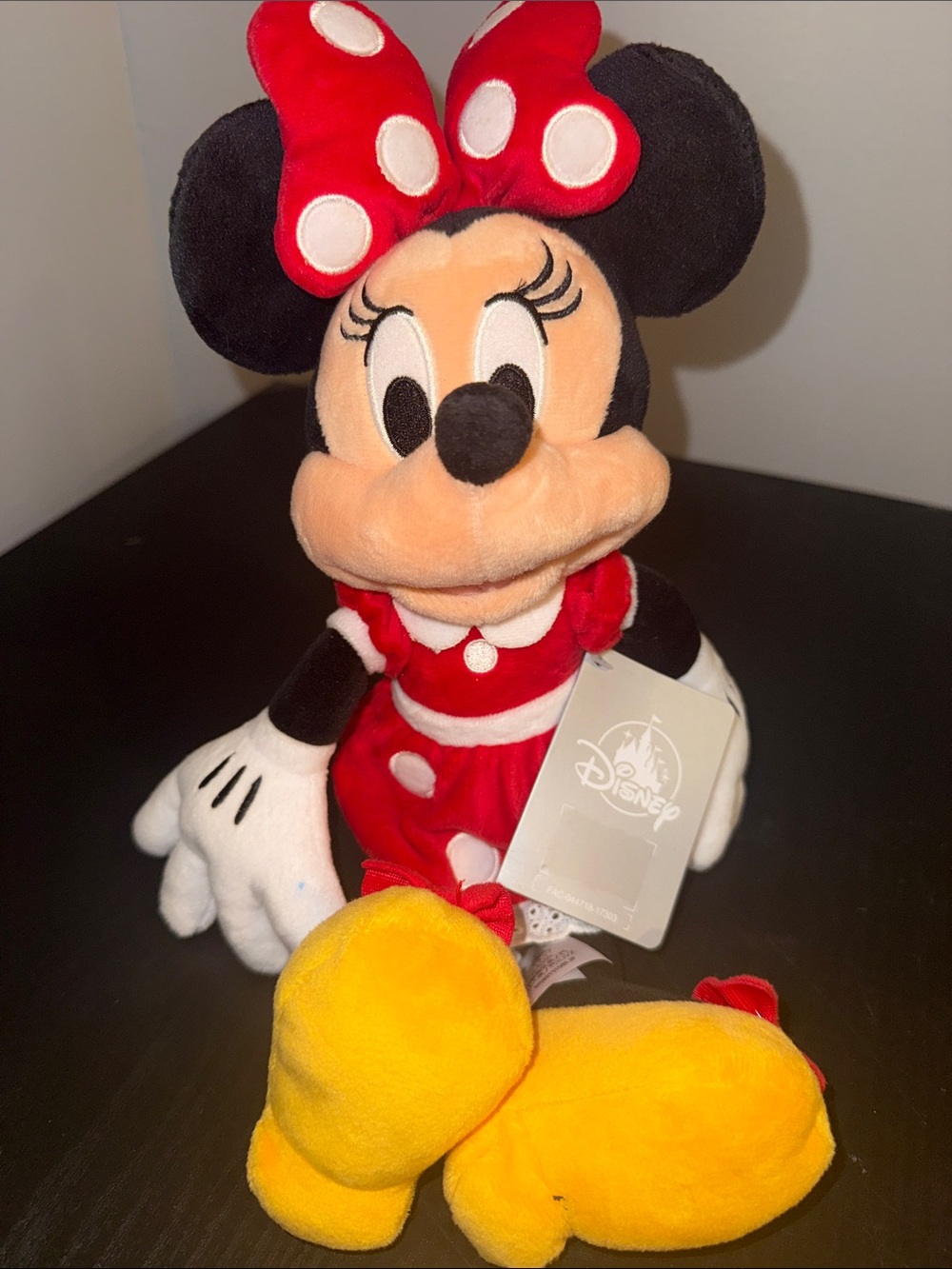 Disney Parks Minnie Mouse Plush - Red, Black, White, Yellow
